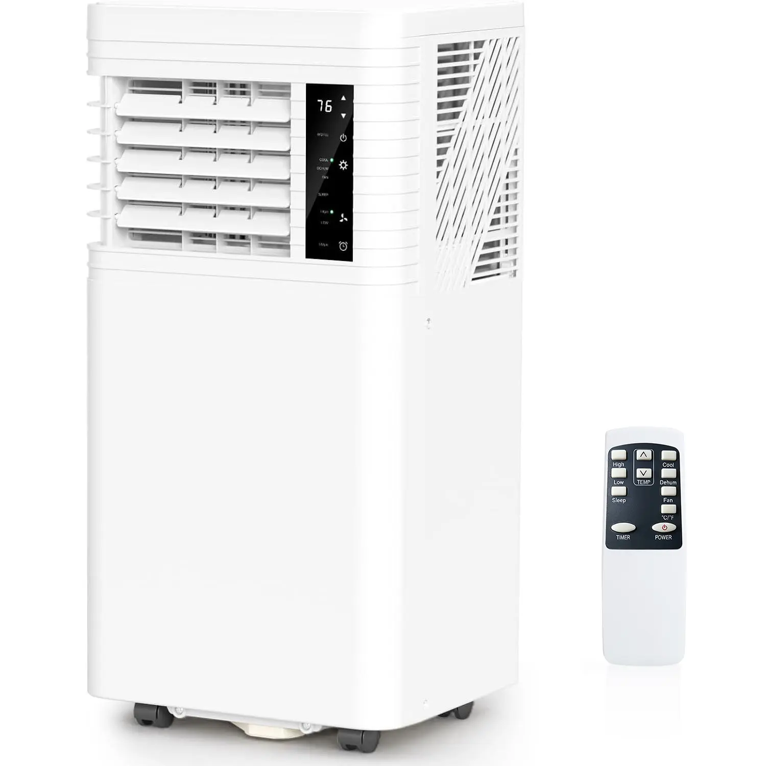 ❄️ Aire Acondicionado Portátil 8000/10000 BTU | Climatizador Portátil para 350–450 ft² | Control Remoto | Pantalla LED | 4 Modos | Temporizador 24H | Fácil Instalación | Hogar y Oficina 💨