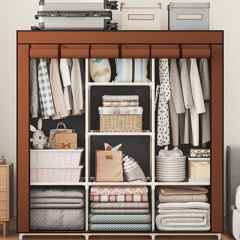 LERFM Closet Armable Ropero Rack Guardaropa Recamara Organización, Bonito, Práctico Y Resistente. Armario Plegable Organizador de Ropa,navidadRebajas de fin de año,Dazy ,Sheglam