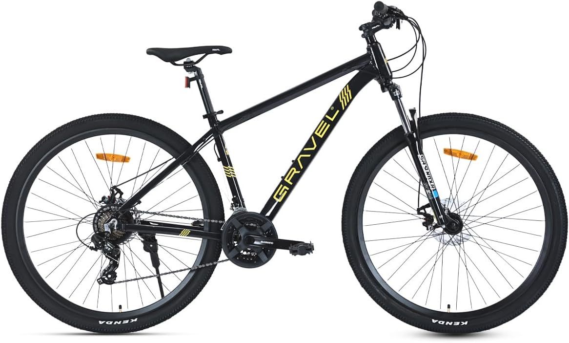GRAVEL | Mountain Bike Everest MTB - Bicicleta Rodada 29 - Bicicleta de Montaña | Diseño Aerodinámico con 21 Velocidades Shimano y Frenos de Disco