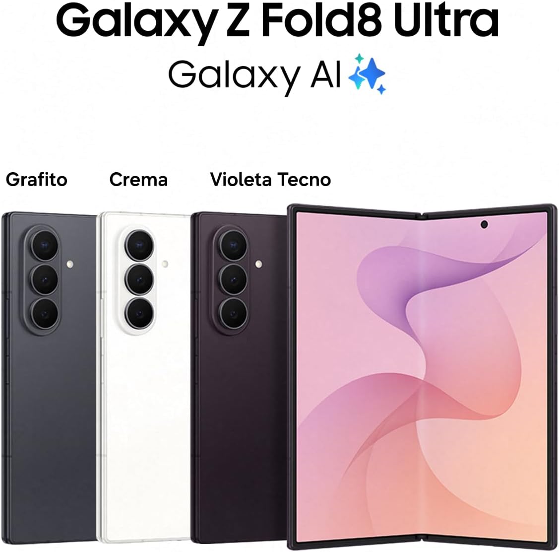 Samsung Galaxy Z Fold8 Ultra 512GB Violeta Techno 12GB RAM Desbloqueado