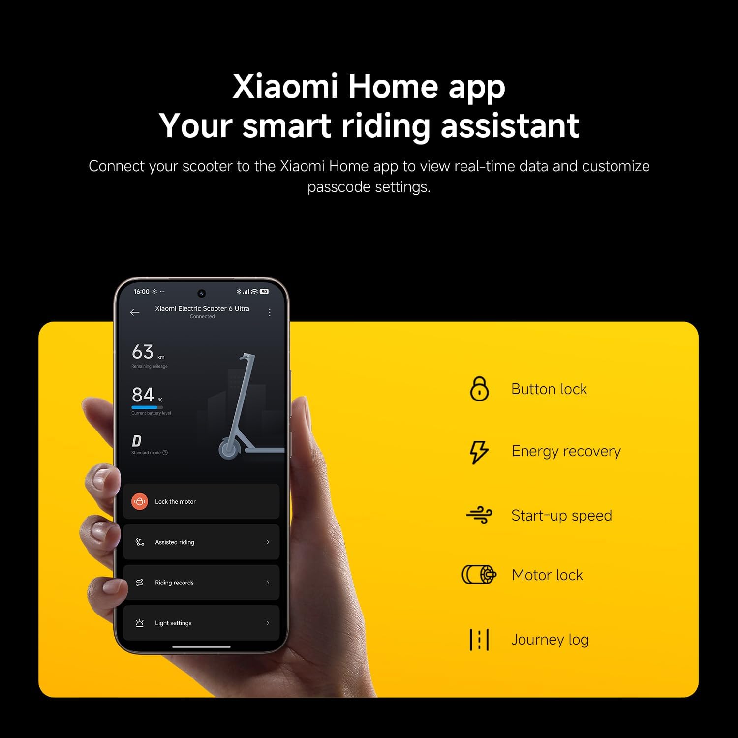 Xiaomi Scooter 6 Ultra 1200W, 75 km de Autonomía, Todoterreno, Plegable
