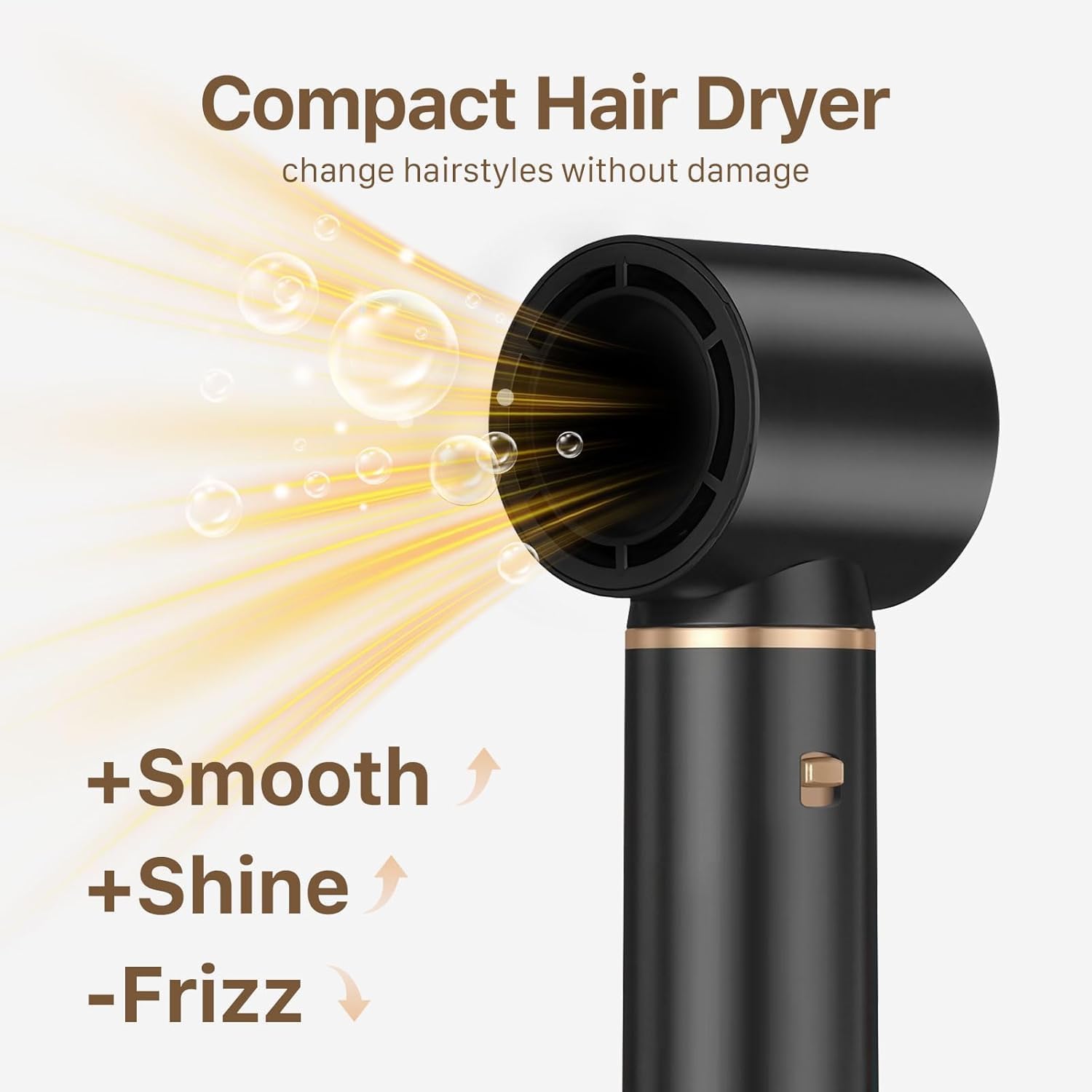 Cepillo Soplador de Pelo 5 en 1|Kit Secador de Pelo con Peine de Aire Caliente|Rizador de Pelo Desmontable Cepillo Alisador Pelo|Multifunción|3 Temperatura Ajustable para Rizar Voluminizar y Alisar