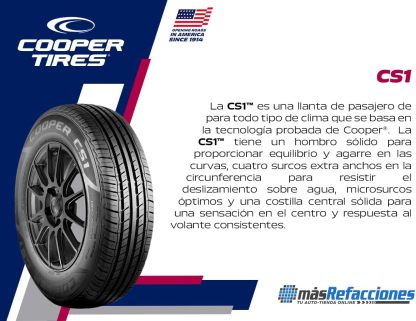 COOPER CS1 2 Llantas 185/65R14 86T Radial