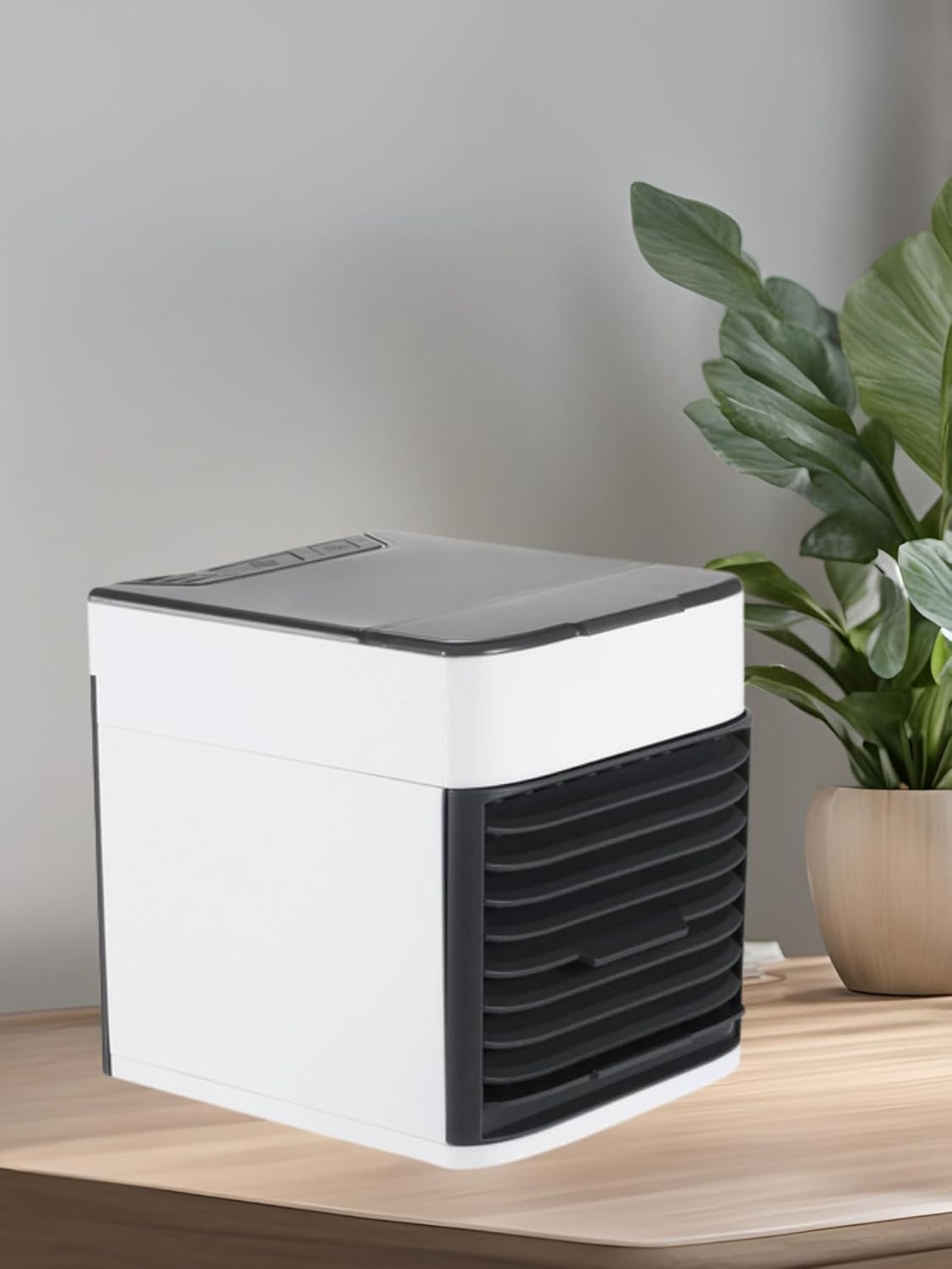 2 piezas Aire Acondicionado Portátil Mini Enfriador Humidificador Personal Evaporador