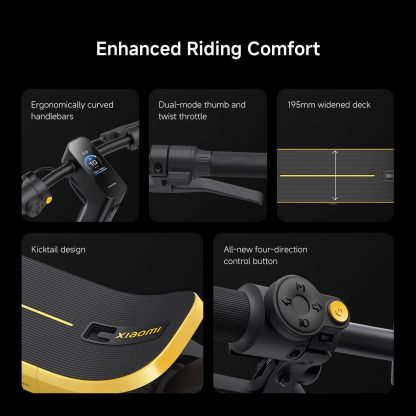 Xiaomi Scooter 6 Ultra 1200W, 75 km de Autonomía, Todoterreno, Plegable
