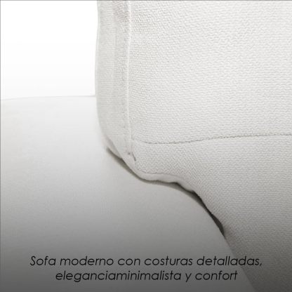 Ilios Innova | Sofá Cama Kairo de Cuero Sintético, Chaise Longue/Cama Extraíble, 3 Plazas, Estructura de Madera, Funcional y Moderno.