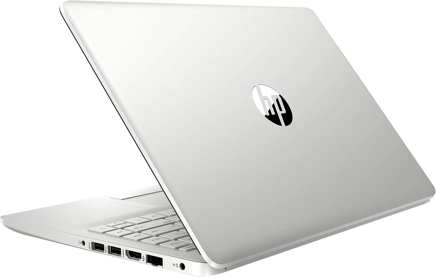 HP Stream 14" HD BrightView Laptop, procesador Intel Celeron N4120, 16 GB de RAM, 64 GB SSD, Intel UHD Graphics, cámara web 720p, WiFi, HDMI, Win 11 S, plateado (renovado)