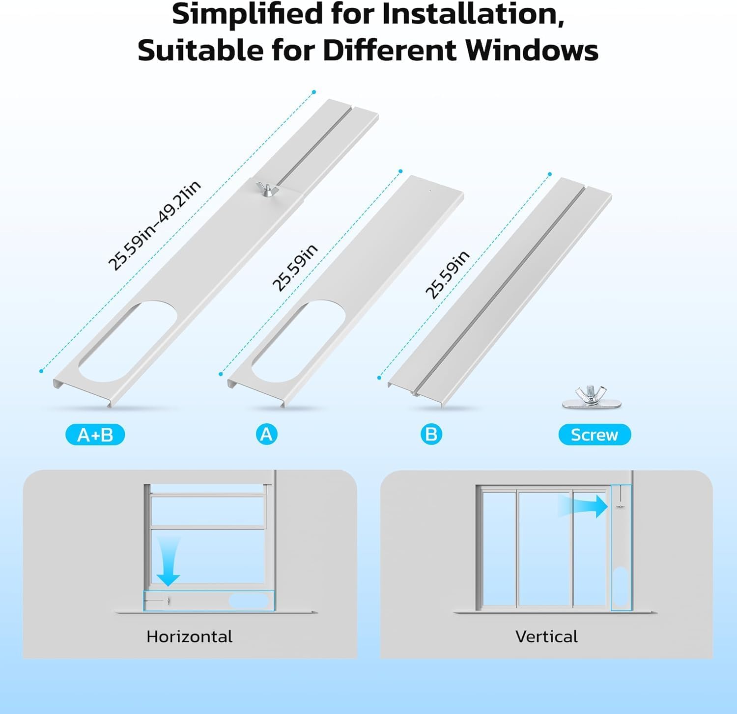 ❄️ Aire Acondicionado Portátil 8000/10000 BTU | Climatizador Portátil para 350–450 ft² | Control Remoto | Pantalla LED | 4 Modos | Temporizador 24H | Fácil Instalación | Hogar y Oficina 💨