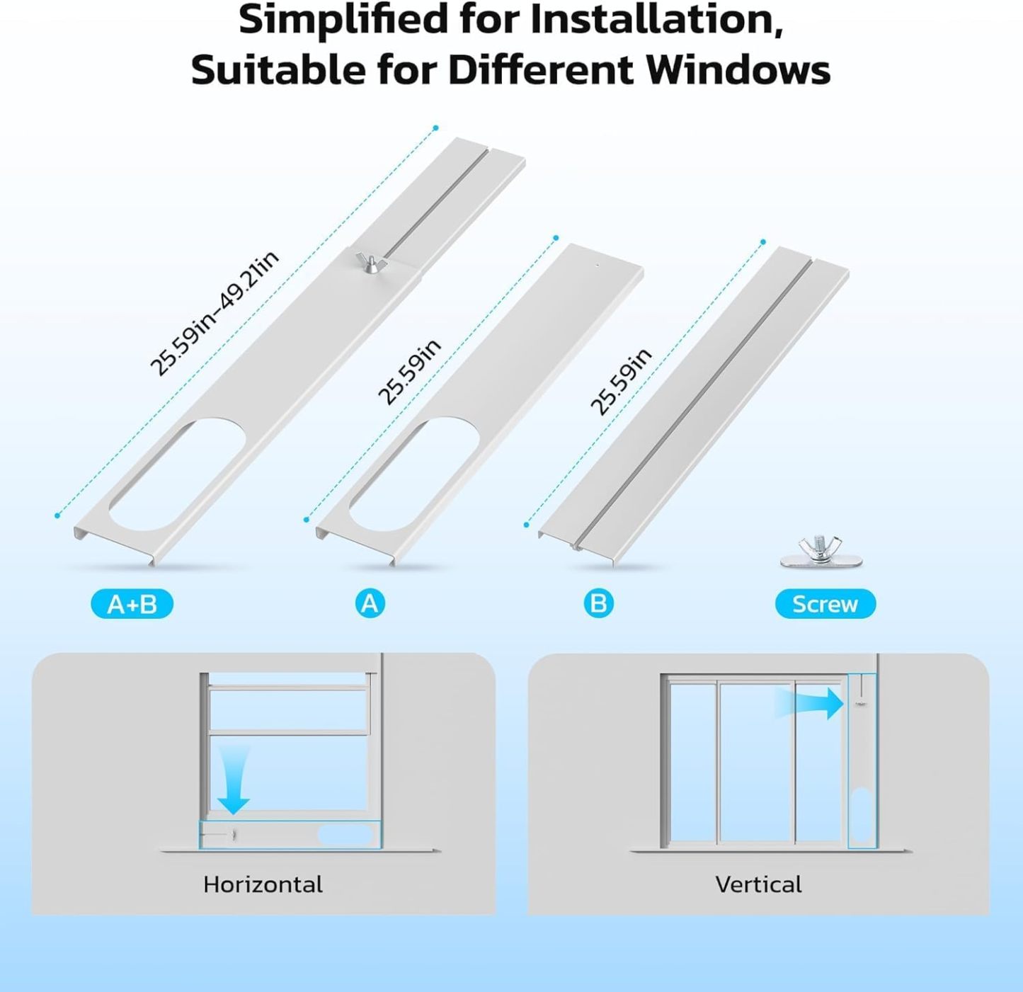❄️ Aire Acondicionado Portátil 8000/10000 BTU | Climatizador Portátil para 350–450 ft² | Control Remoto | Pantalla LED | 4 Modos | Temporizador 24H | Fácil Instalación | Hogar y Oficina 💨