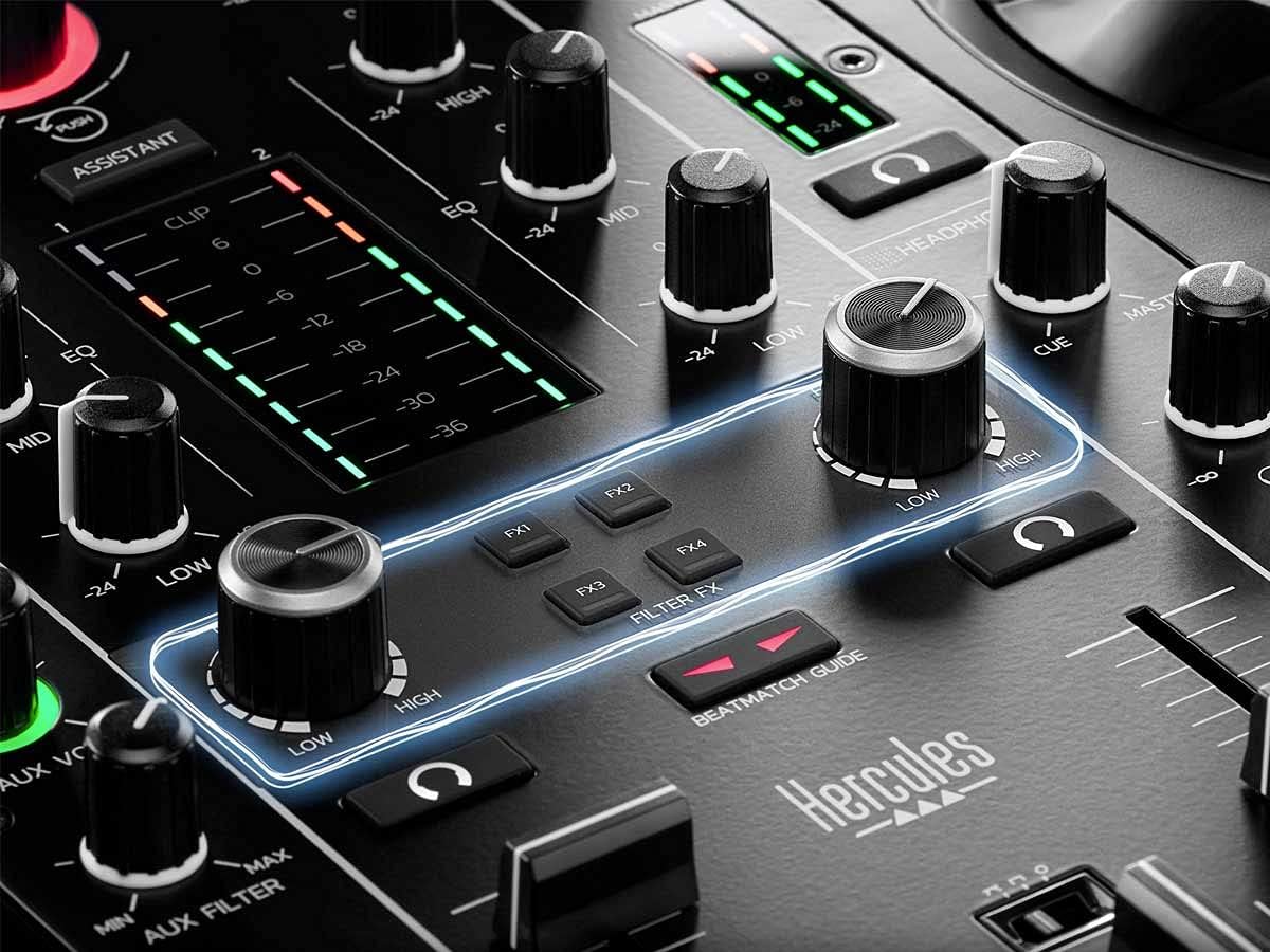 Hercules DJControl Inpulse 500: Controlador USB DJ de 2 pisos para Serato DJ y DJUCED (incluido)