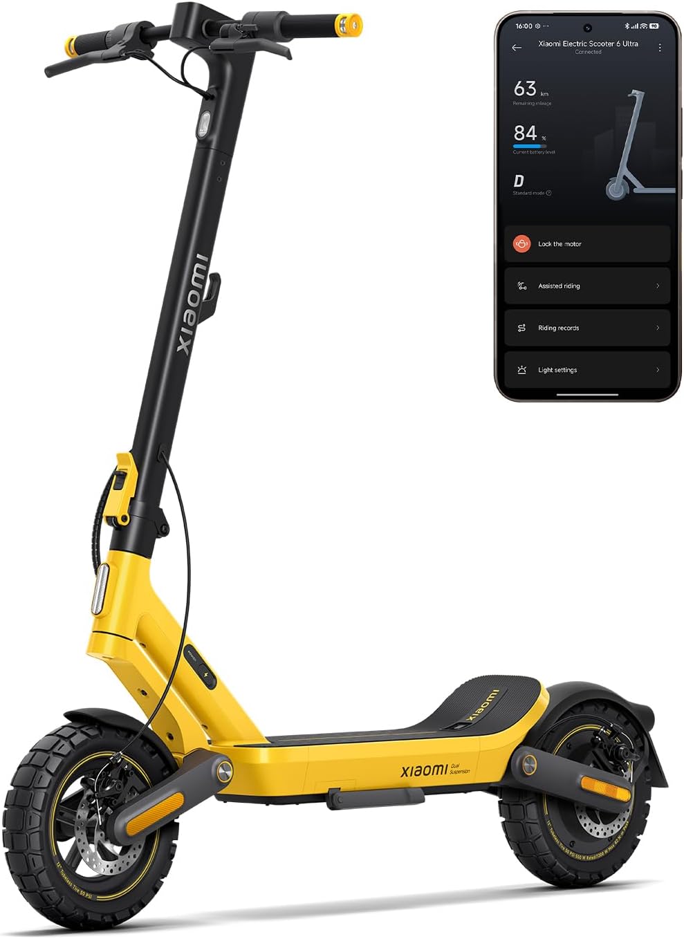 Xiaomi Scooter 6 Ultra 1200W, 75 km de Autonomía, Todoterreno, Plegable