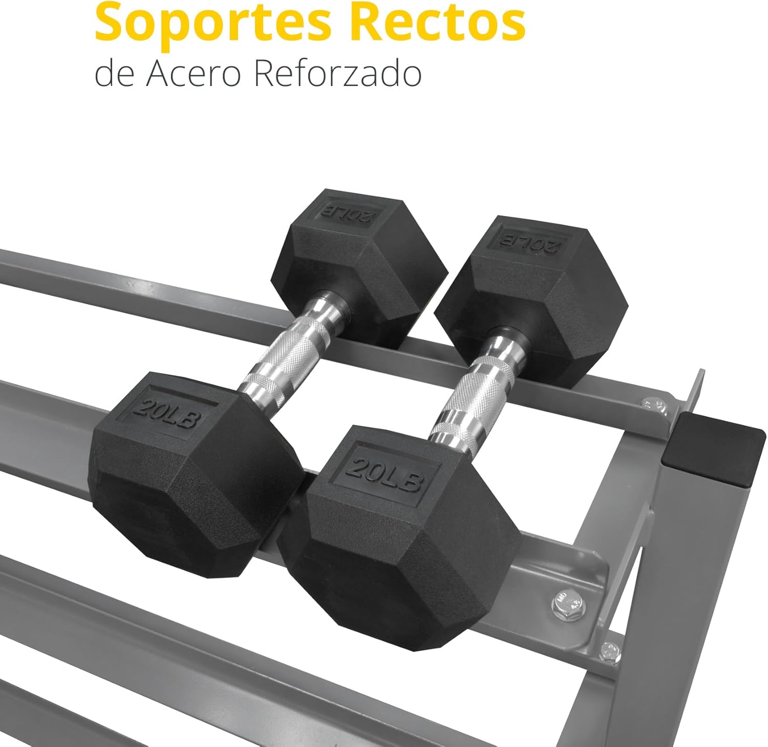 Tayga Set de Mancuernas Hexagonales 10 Pares 5-50 lb