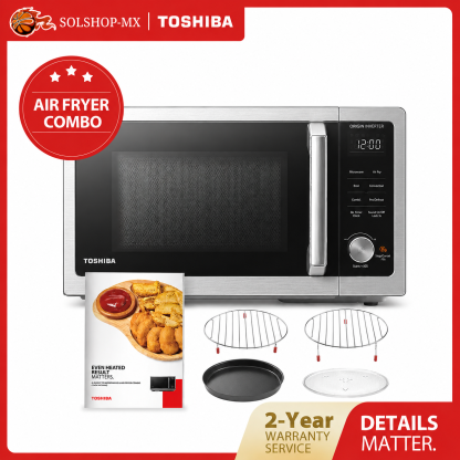 Horno de Microondas TOSHIBA MASTER 6 en 1 con Air Fryer, Convección, Grill, Inverter y Speedy-Combi