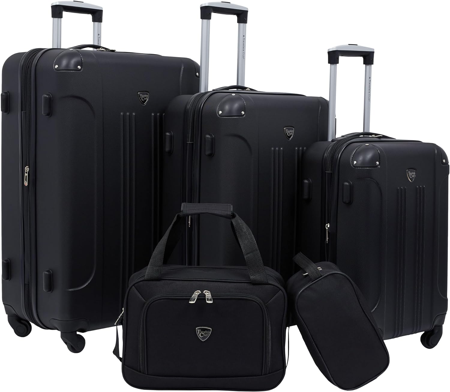 Equipaje giratorio extensible duro de Travelers Club Chicago-----Máscara para ojos