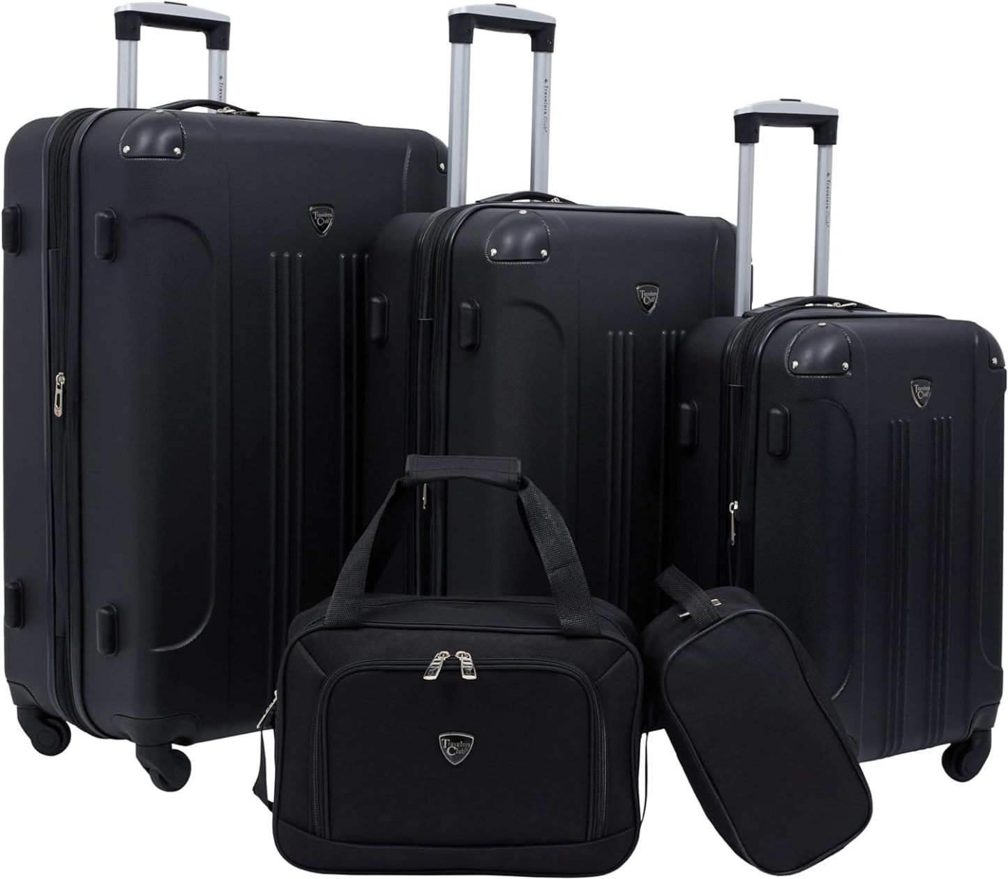 Equipaje giratorio extensible duro de Travelers Club Chicago-----Máscara para ojos