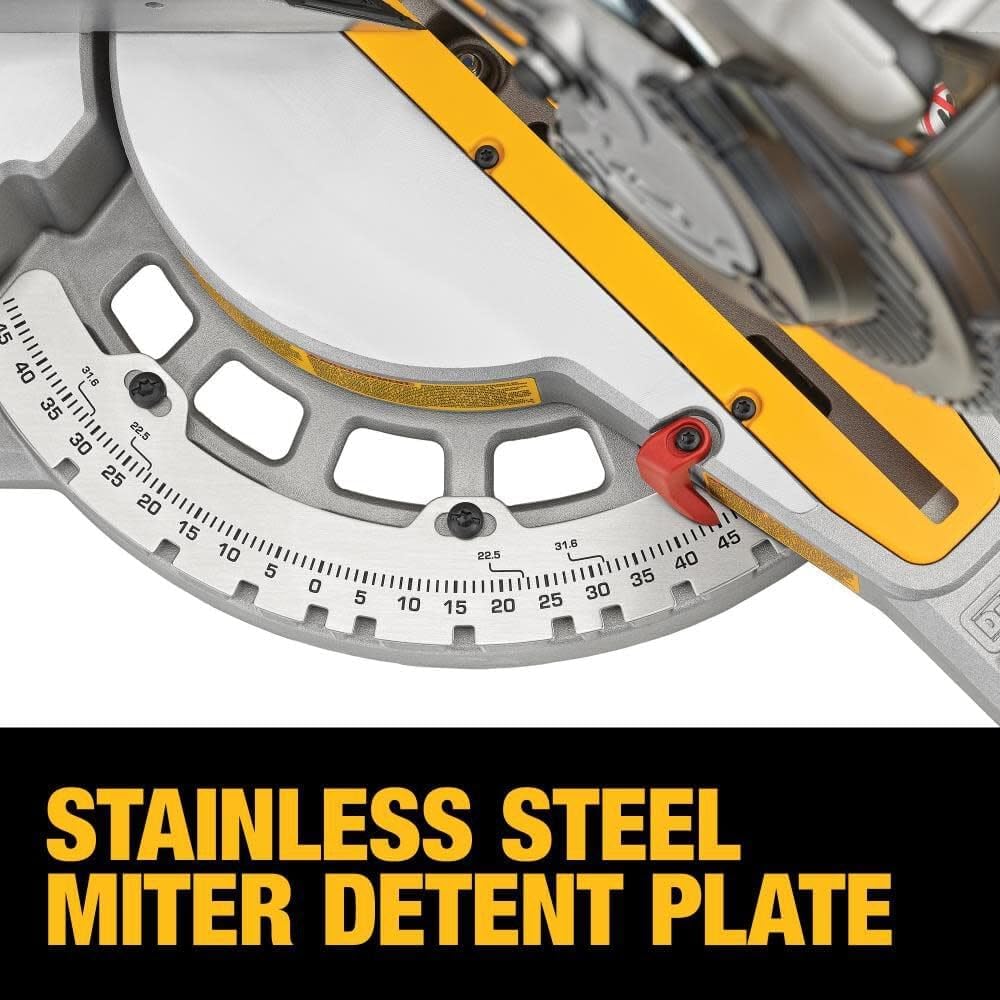 DEWALT Sierra de Inglete Telescópica Inalámbrica 20V MAX* 7-1/4 Pulgadas sin bateria incluida DCS361B