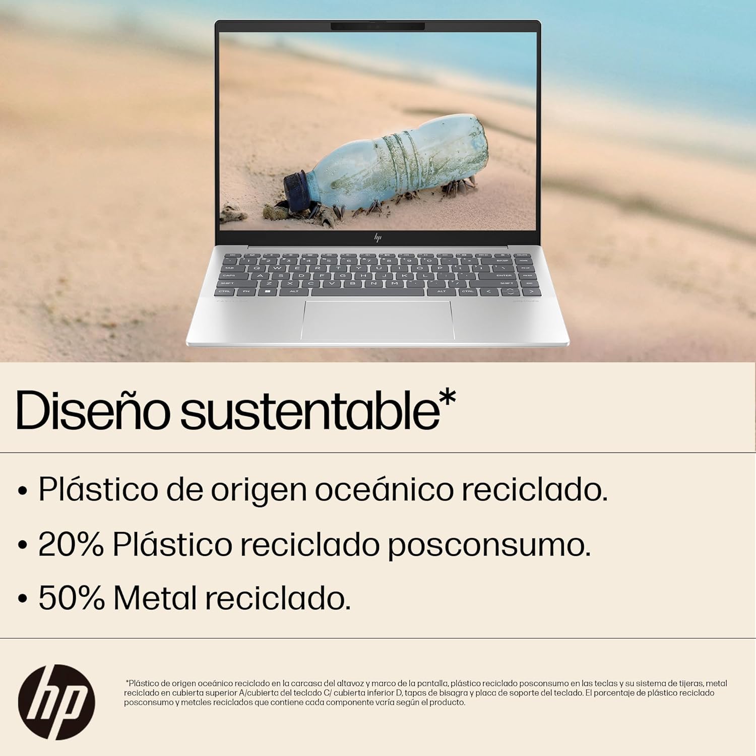 HP Laptop Pavilion Plus 14-ew0001la, Intel Core i5, 16 GB RAM, 512 GB SSD, Pantalla WUXGA (1920x1200), 14", Windows 11 Home, Teclado en Español, Garantía México, Plata Natural