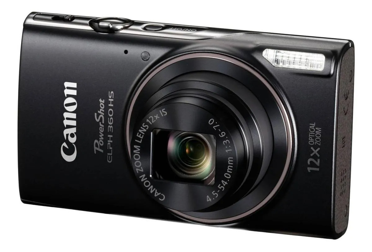 Canon PowerShot ELPH 360 HS compacta color negro