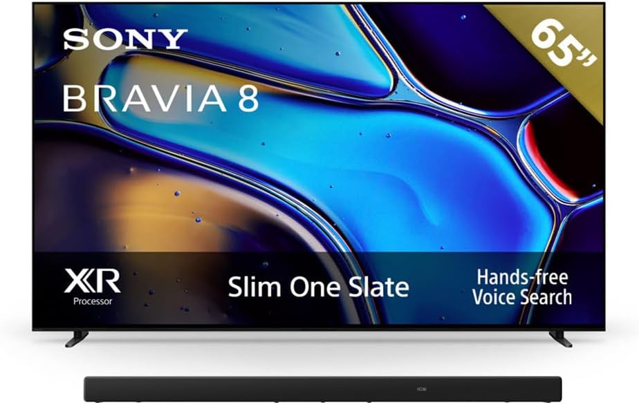 Sony BRAVIA 8 Pantalla 77” OLED con Procesador XR 4K Ultra HD Google