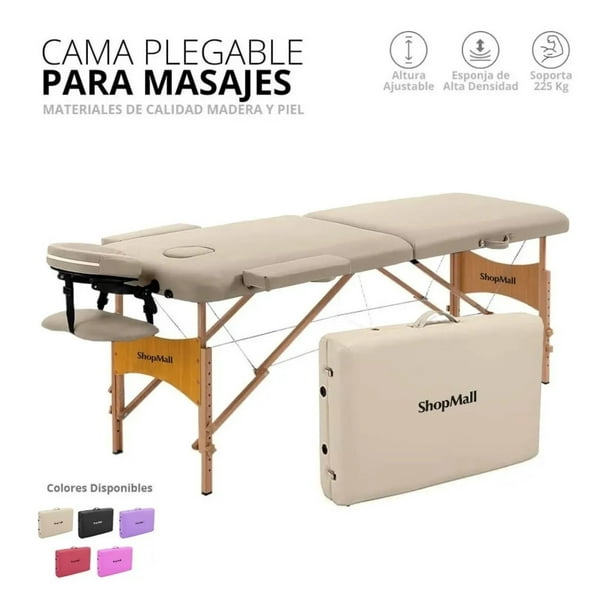 Cama plegable para Masajes Beige ShopMall SM-CAMA-011-BG