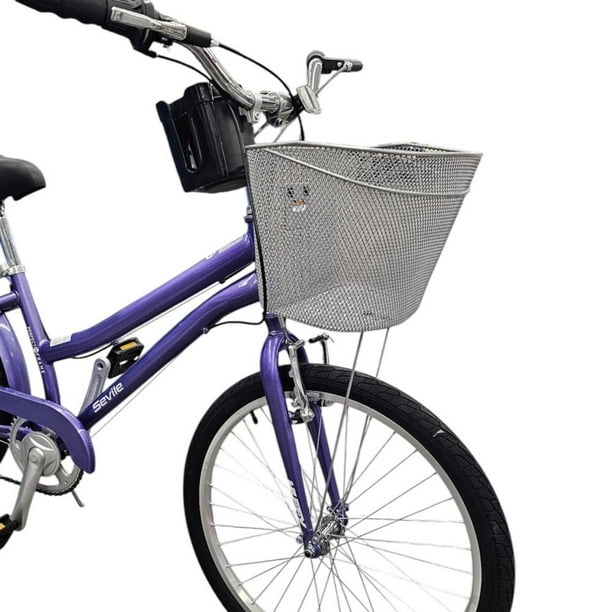 Bicicleta Urbana Huffy Seville Rodada 24 Morado