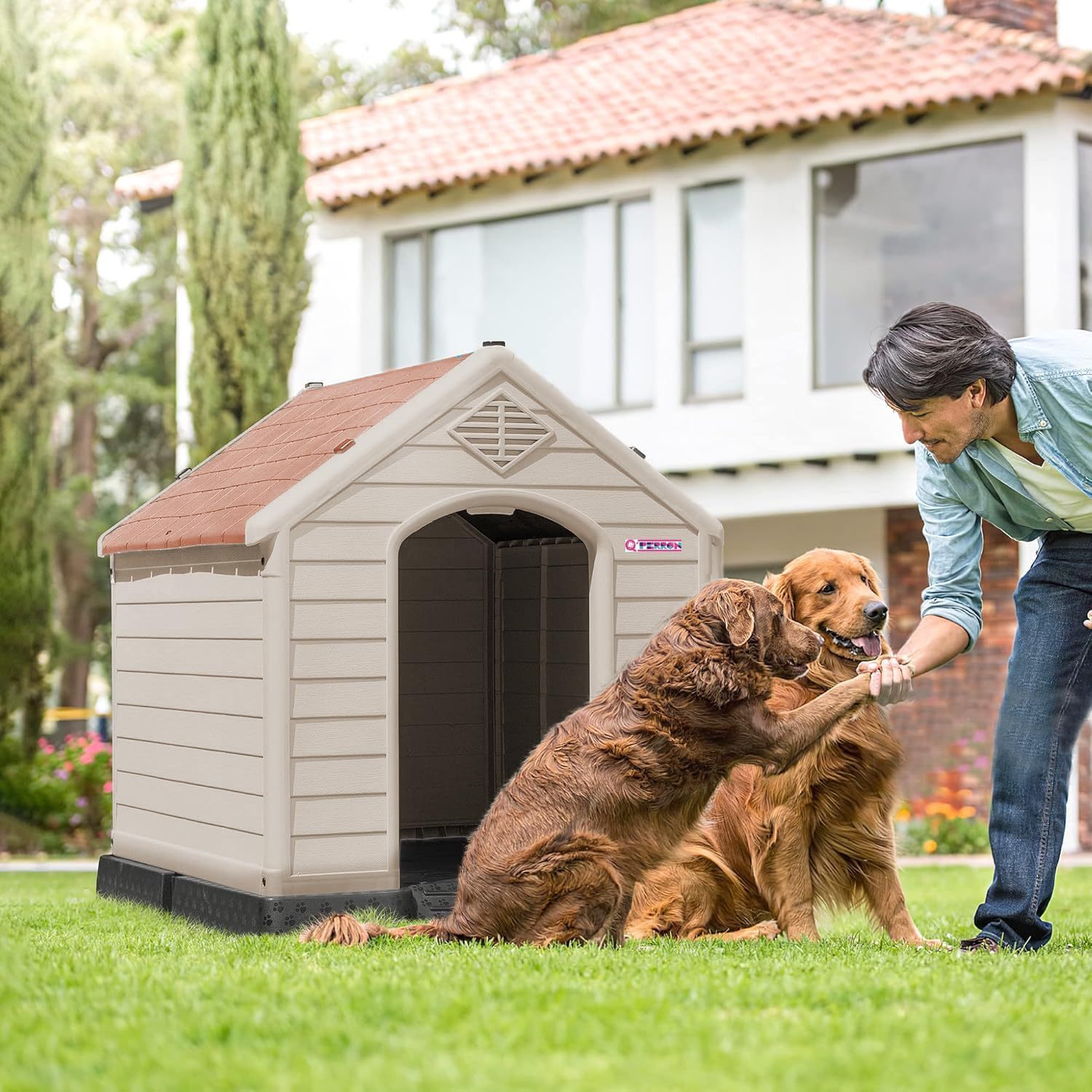 Casa Razas Grandes y Medianas - Casa de Perro Grande Térmica Exterior Dog House Large Breed