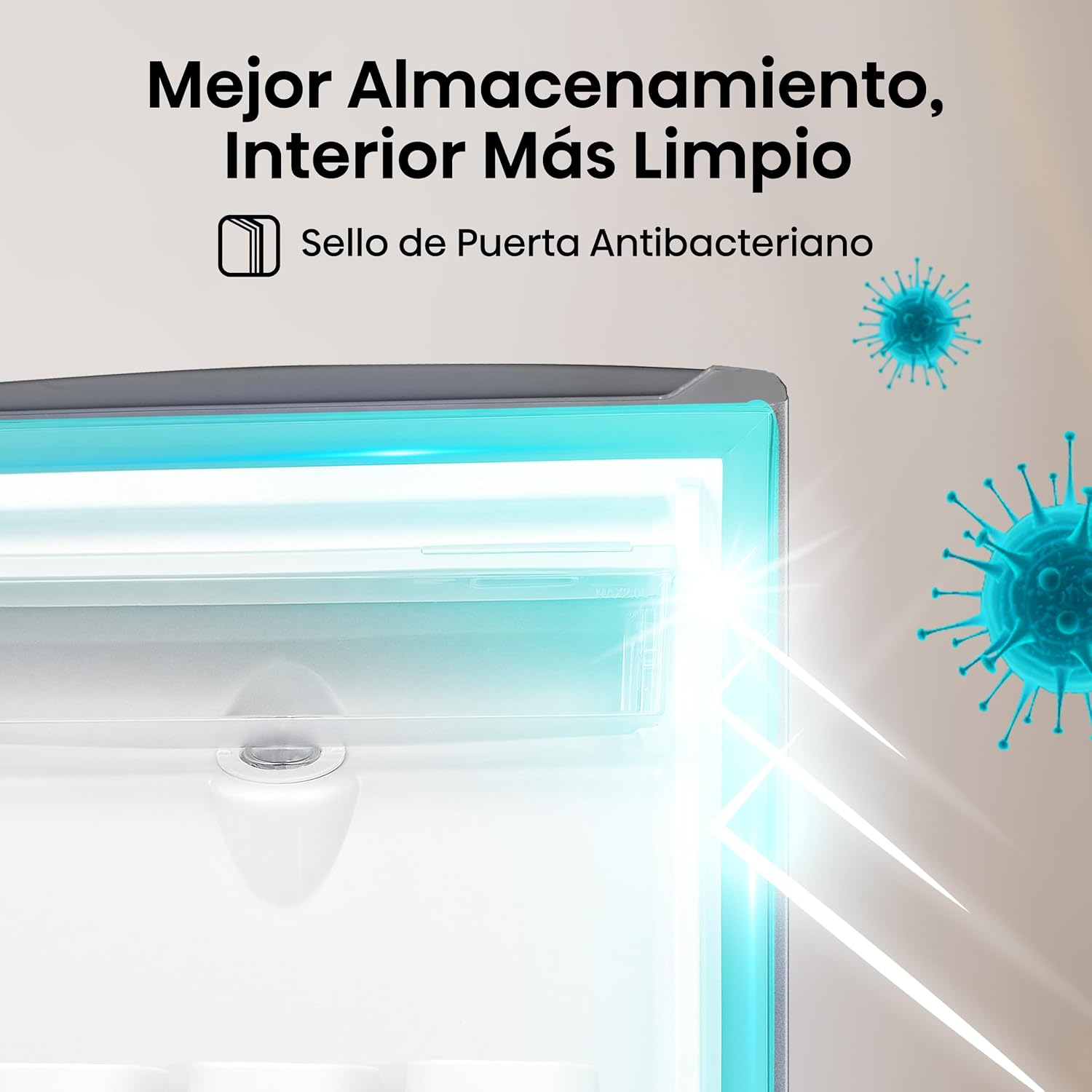 Refrigerador Hisense de 173 L con Congelador Interno, Dispensador de Agua, Iluminación LED y Deshielo Semiautomático