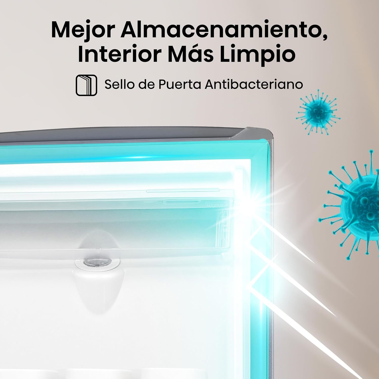 Refrigerador Hisense de 173 L con Congelador Interno, Dispensador de Agua, Iluminación LED y Deshielo Semiautomático