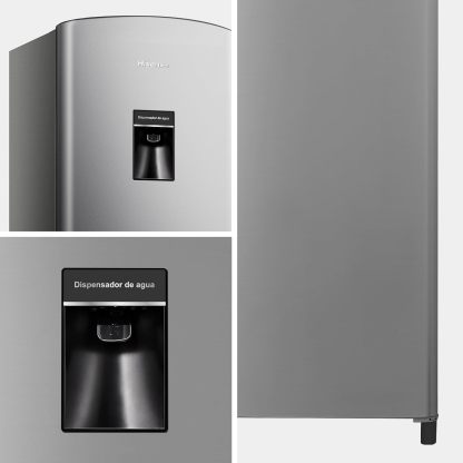 Refrigerador Hisense de 173 L con Congelador Interno, Dispensador de Agua, Iluminación LED y Deshielo Semiautomático