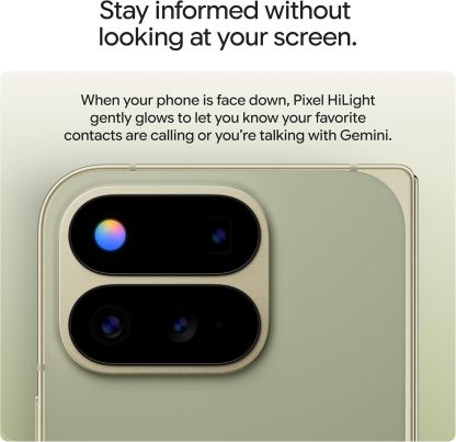 Google Pixel 11 Pro Fold Desbloqueado 256GB – Verde Oliva | Android, Gemini, Batería 24+ Horas, Pixel HiLight, Protección IP68