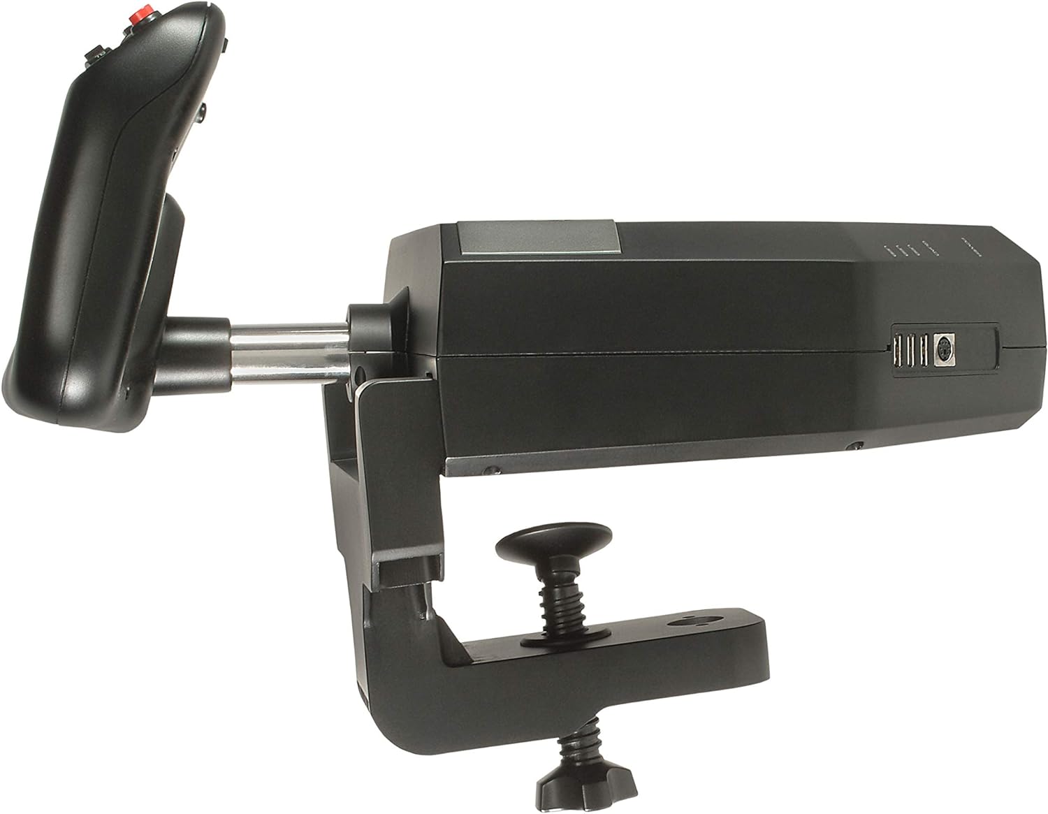 Logitech G PRO - Sistema de yugo de vuelo profesional, cuadrante de simulación y acelerador, 3 modos, 75 controles programables, perillas configurables, eje de acero, USB, PC, color negro