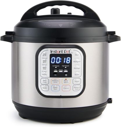 Instant Pot Duo Olla de Presión Eléctrica 7 en 1, 1200W, 14 Programas Inteligentes, 5.7 L y 7.6 L