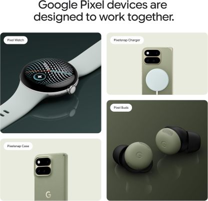 Google Pixel 11 Pro Fold Desbloqueado 256GB – Verde Oliva | Android, Gemini, Batería 24+ Horas, Pixel HiLight, Protección IP68