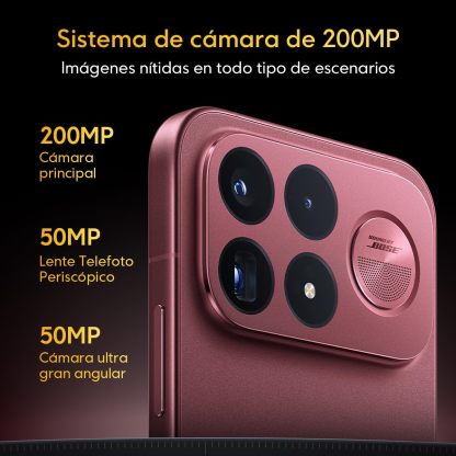 POCO F9 Ultra 5G 12GB+256GB Cereza Oscuro Snapdragon 8 Elite Gen 5 8050mAh 100W 200MP