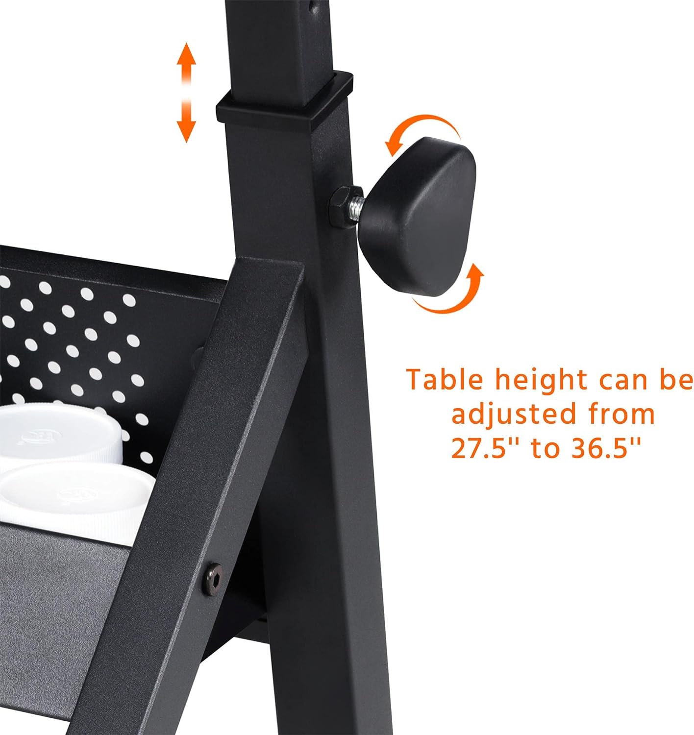 Yaheetech - computadora de arte blanco ajustable en altura para adultos, mesa inclinable de dibujo con computadora extragrande y cajones, juego de mesa y silla plegable para manualidades con taburetes
