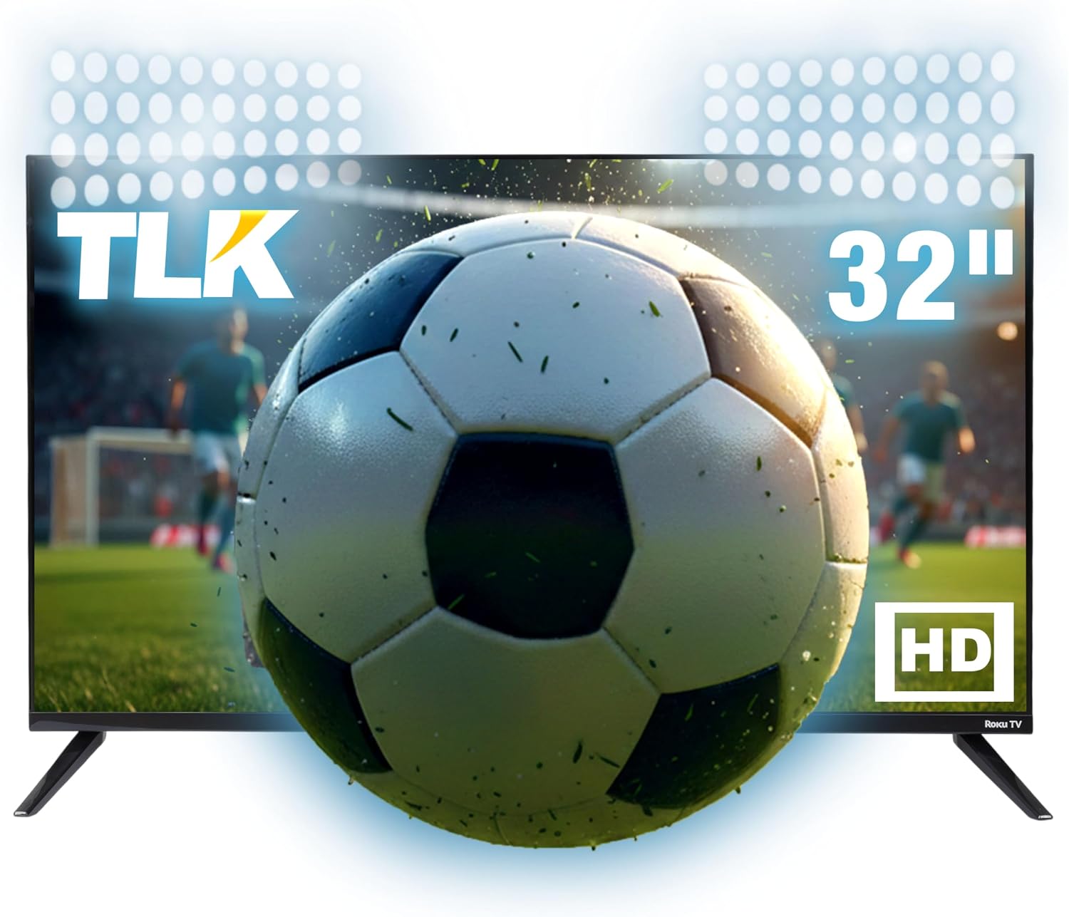 📺 Televisor Smart TV 32" Full HD | Roku Integrado | Streaming en Línea | Puertos HDMI | Conexión Inteligente | Perfecto para Sala, Recámara y Oficina