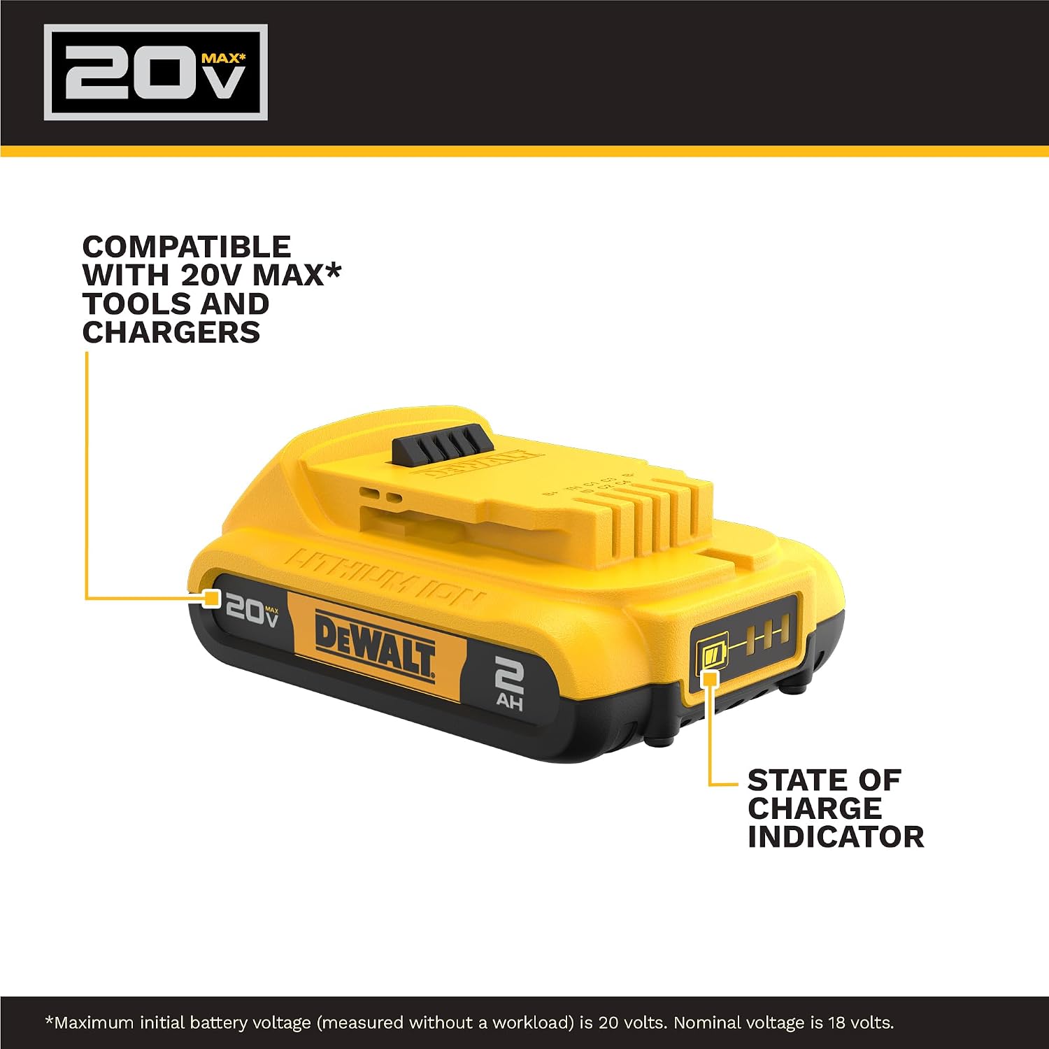 DEWALT - Taladro inalámbrico de 20 V MAX, driver de impacto, kit combinado de herramientas eléctricas de 2 herramientas, juego de herramientas eléctricas sin escobillas con 2 baterías y cargador
