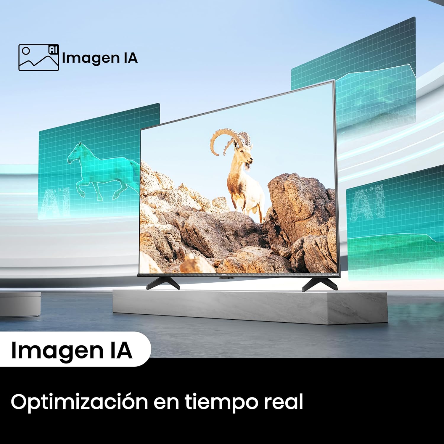 Hisense Pantalla QLED de 43" 43QD6N Google TV Works with Alexa 2024