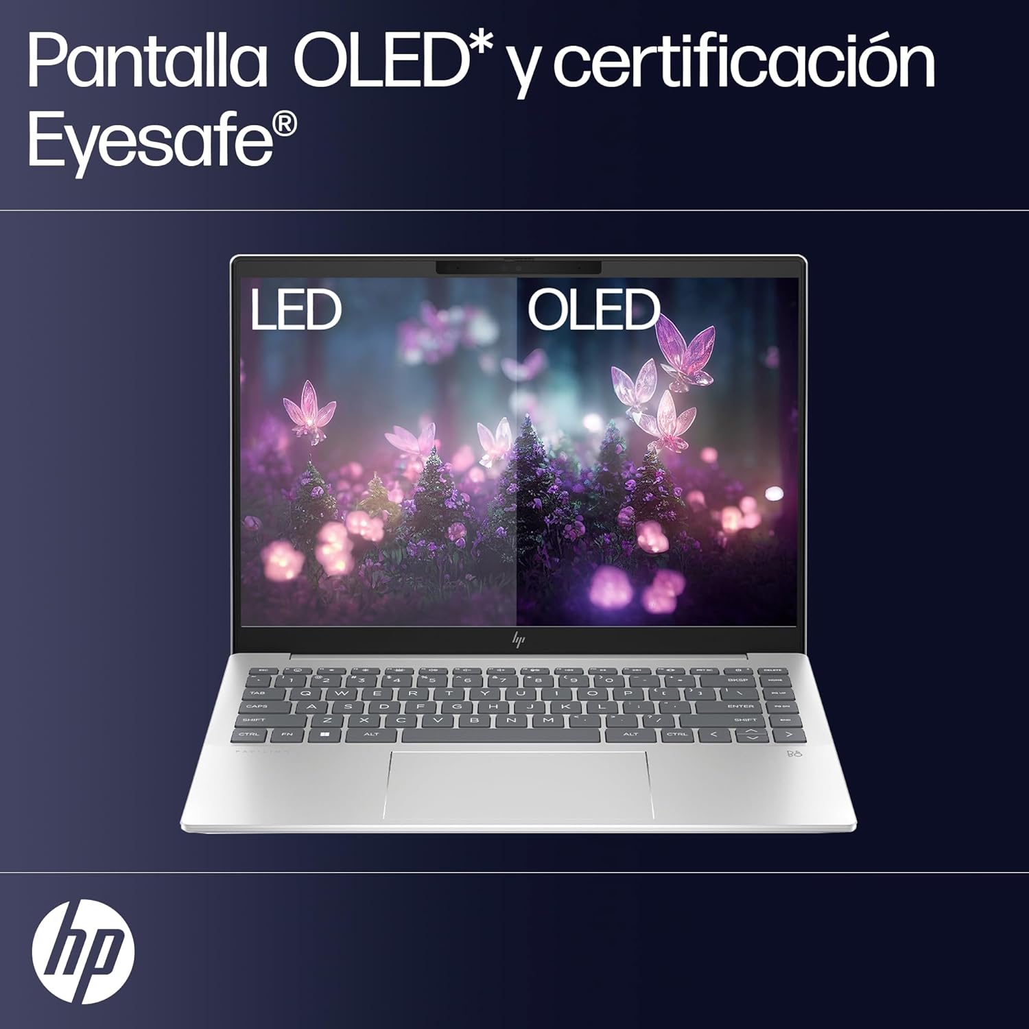 HP Laptop Pavilion Plus 14-ew0001la, Intel Core i5, 16 GB RAM, 512 GB SSD, Pantalla WUXGA (1920x1200), 14", Windows 11 Home, Teclado en Español, Garantía México, Plata Natural