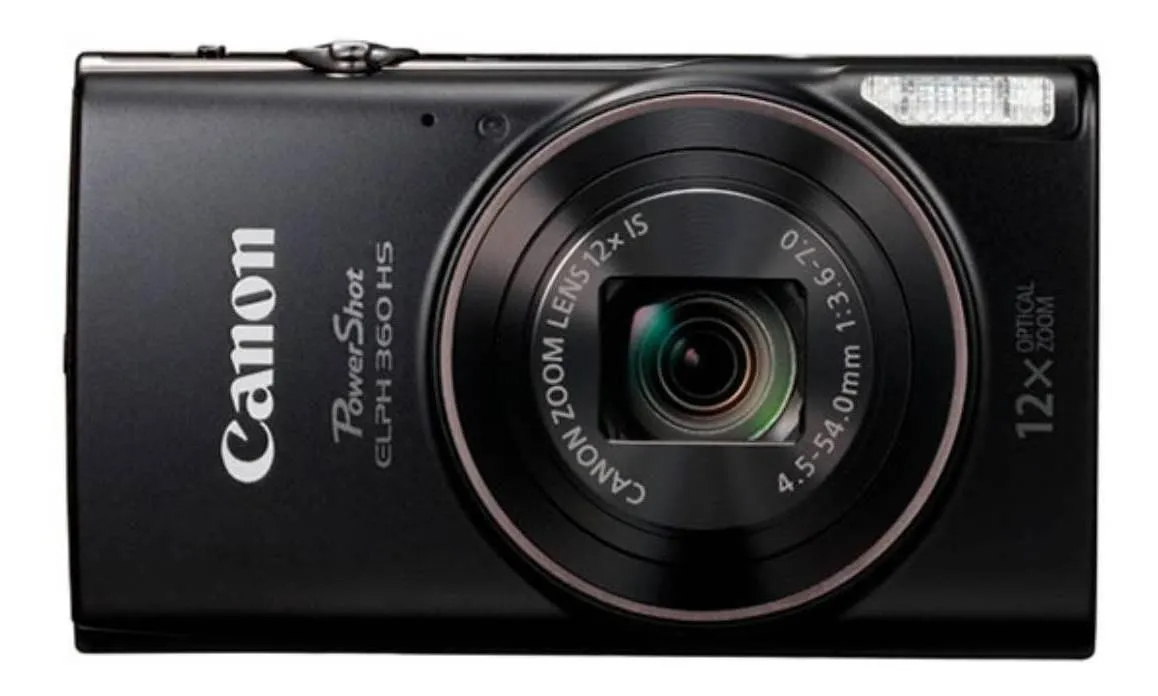 Canon PowerShot ELPH 360 HS compacta color negro