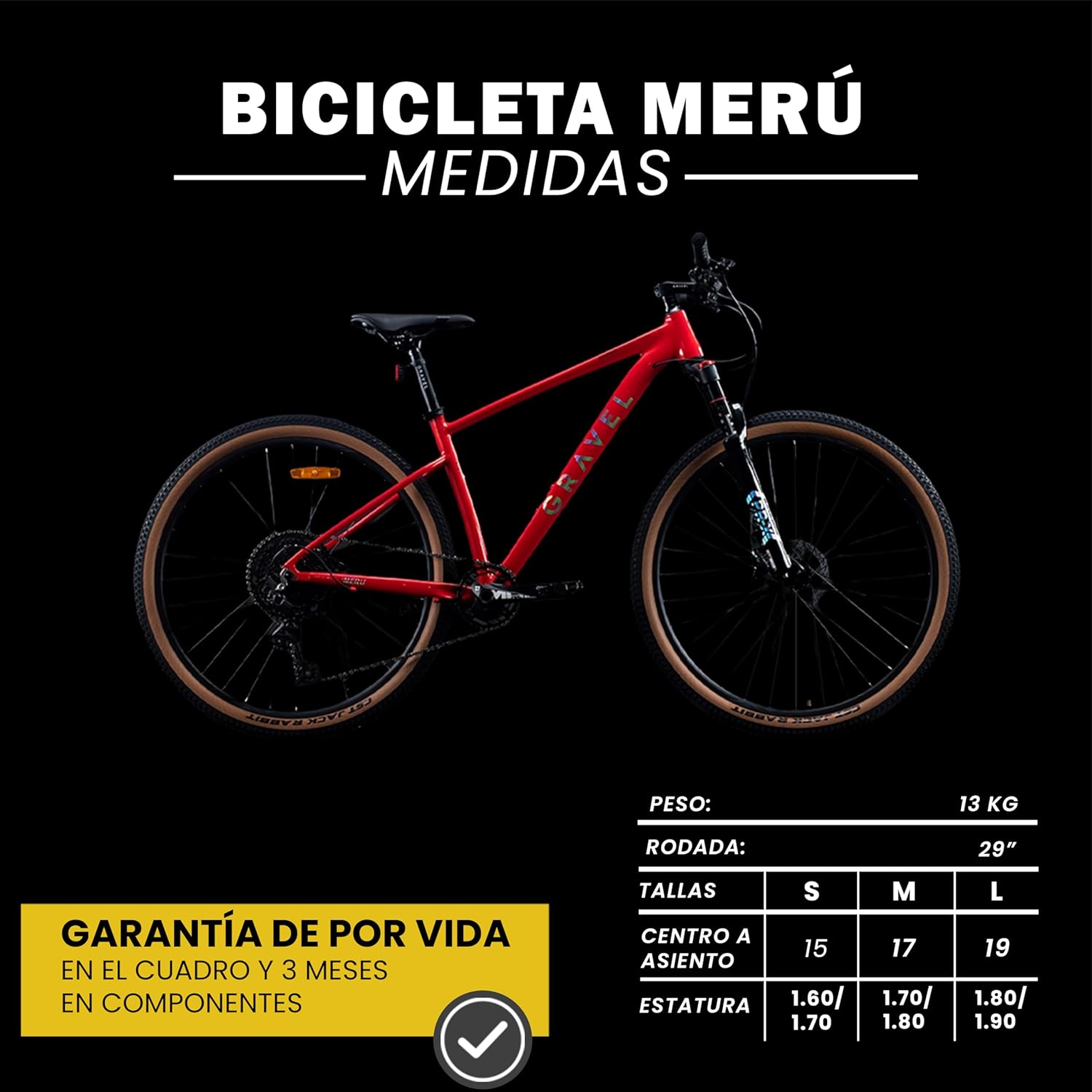 GRAVEL | Bicicleta de Montaña Meru Bicicleta Rodada 29 Blanca | Cuadro Aluminio 6061 | Cambios Shimano DEORE M6100 | Cassette 11-52T 12 Velocidades | Bici con Frenos Hidráulicos Shimano