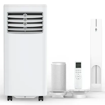 ❄️ Aire Acondicionado Portátil 8000/10000 BTU | Climatizador Portátil para 350–450 ft² | Control Remoto | Pantalla LED | 4 Modos | Temporizador 24H | Fácil Instalación | Hogar y Oficina 💨