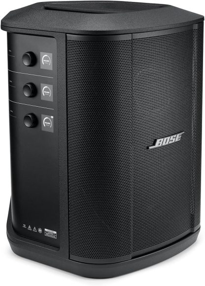 Bose S1 Pro - Sistema de bocinas Bluetooth con batería, micrófono Shure PGA48, Cable de Audio XLR de 4.6 Metros (6 artículos)