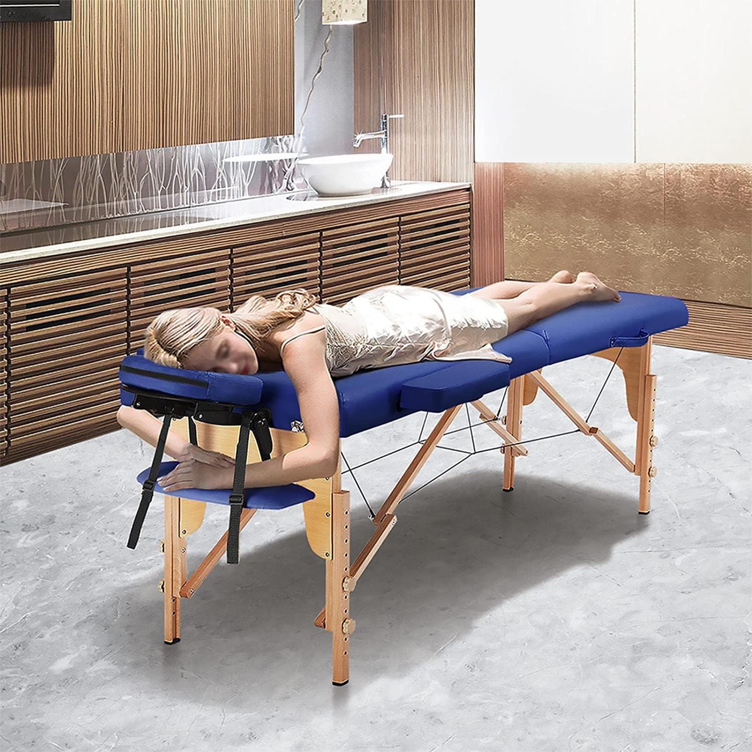 X-PROSS Cama Profesional para Tatuajes Plegable, Cómoda Y Resistente Cama para Masajes Profesional De SPA
