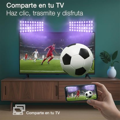 📺 Televisor Smart TV 32" Full HD | Roku Integrado | Streaming en Línea | Puertos HDMI | Conexión Inteligente | Perfecto para Sala, Recámara y Oficina