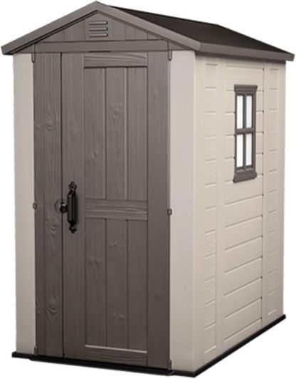 Keter Cobertizo de Almacenamiento para Jardin y Exteriores, Beige, Factor 8x11