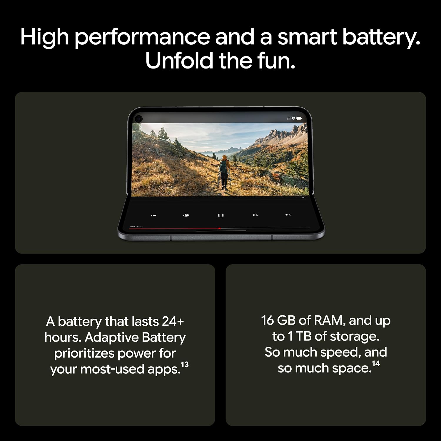 Google Pixel 11 Pro Fold Desbloqueado 256GB – Verde Oliva | Android, Gemini, Batería 24+ Horas, Pixel HiLight, Protección IP68