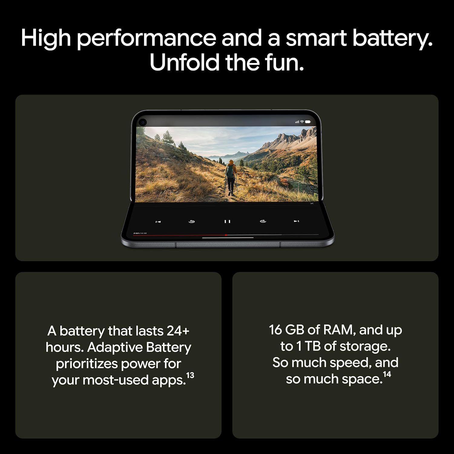 Google Pixel 11 Pro Fold Desbloqueado 256GB – Verde Oliva | Android, Gemini, Batería 24+ Horas, Pixel HiLight, Protección IP68