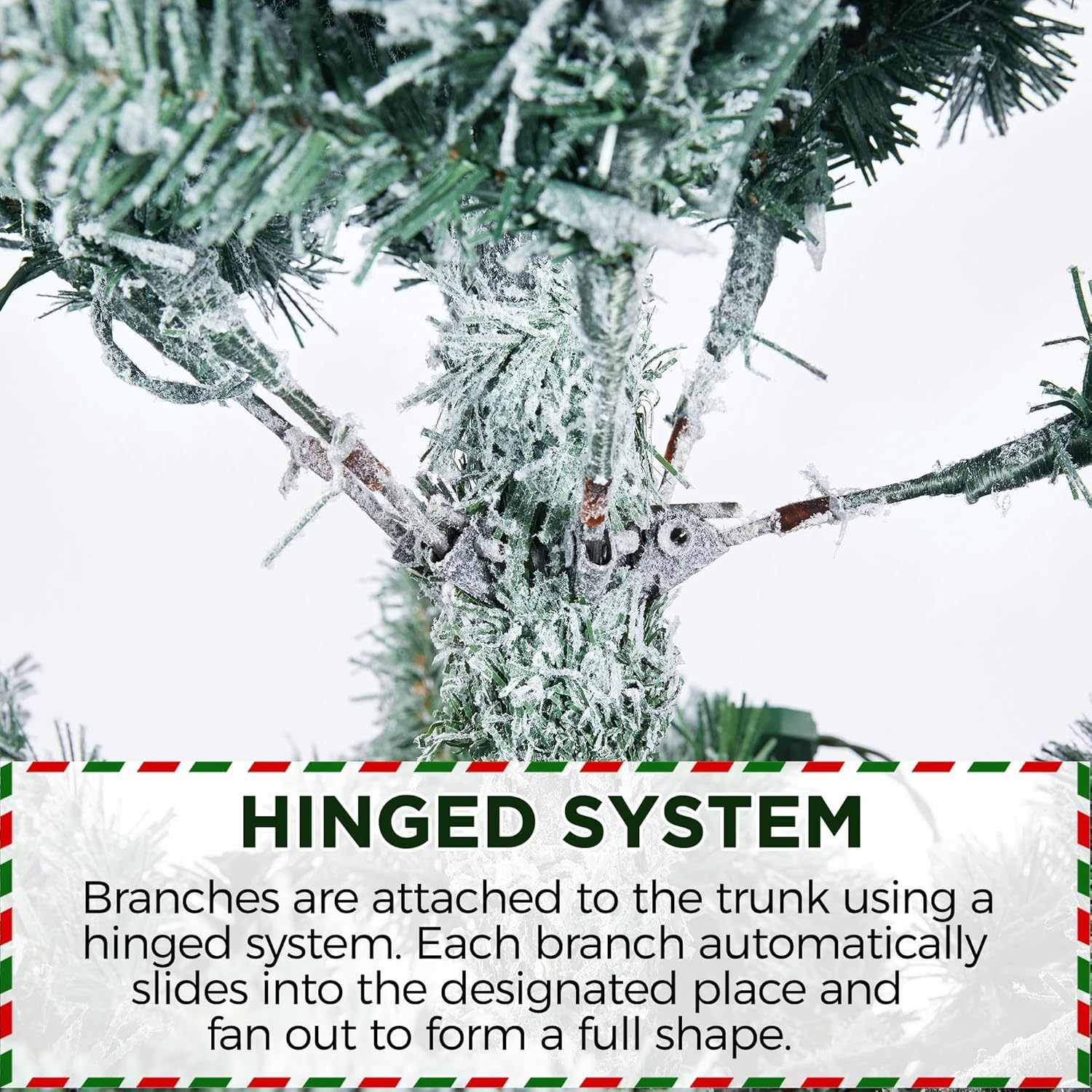 Yaheetech Árbol de Navidad artificial preiluminado de 6 pies con luces incandescentes blancas cálidas, árbol de Navidad con 820 puntas de rama, 250 luces incandescentes y soporte plegable, color rosa