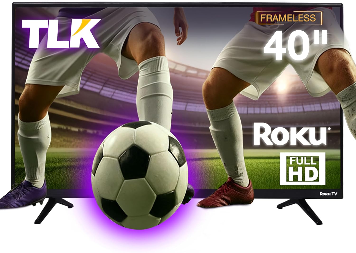 📺 Televisor Smart TV 32" Full HD | Roku Integrado | Streaming en Línea | Puertos HDMI | Conexión Inteligente | Perfecto para Sala, Recámara y Oficina